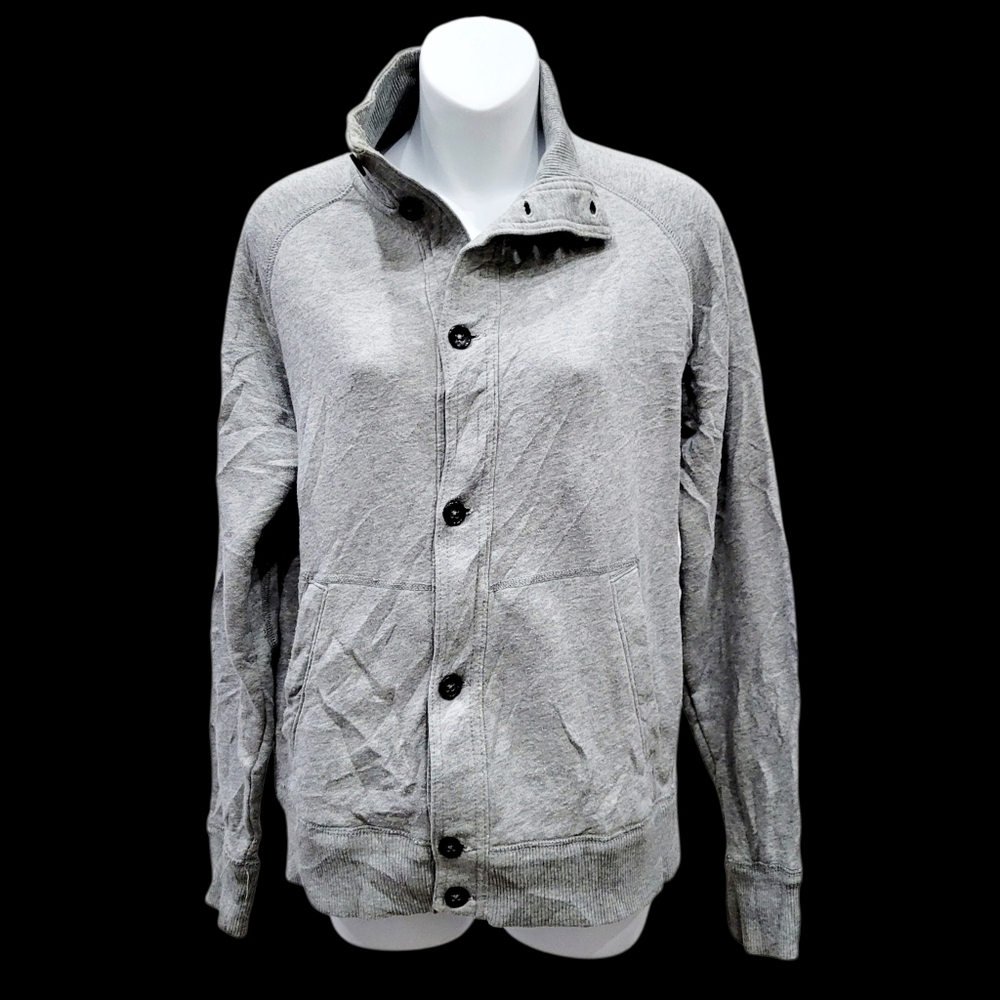 2/$20 Gap Grey Buttons Down Jacket Top Size: XS